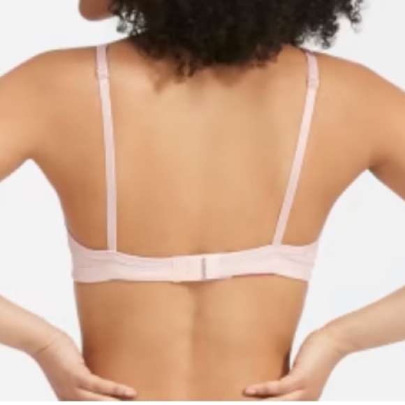 NEW Everlane The‎ Bralette Pale Pink Large - Picture 3 of 5